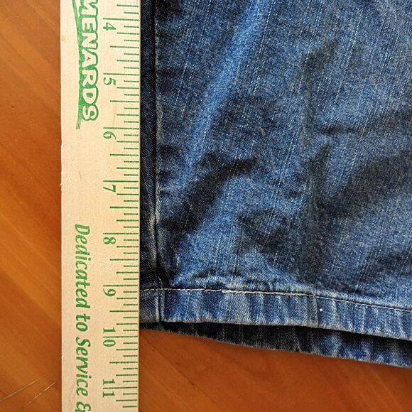 Wrangler Carpenter Jean Shorts Jorts Y2K Men's 34x10 - Picture 5 of 5